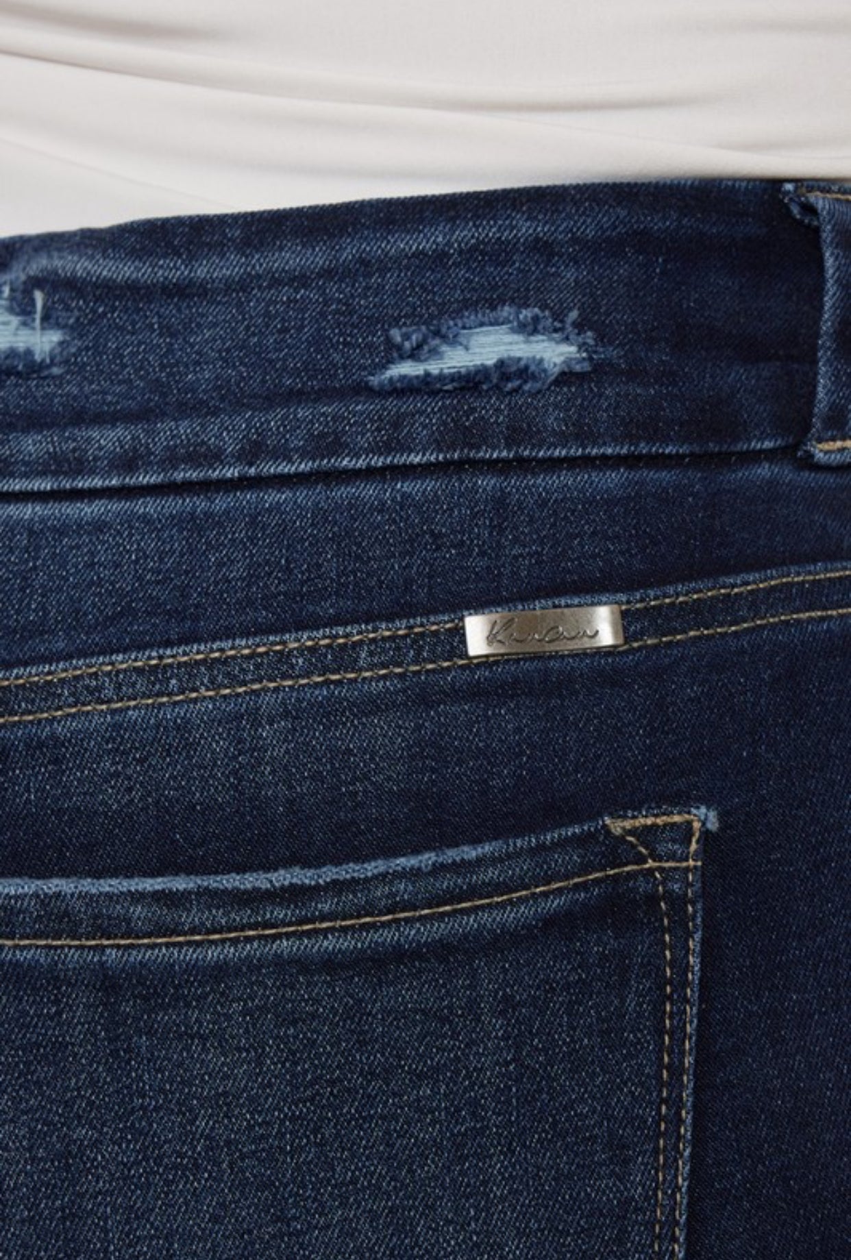 Kinsley KanCan 2 Button Skinny Dark Jeans