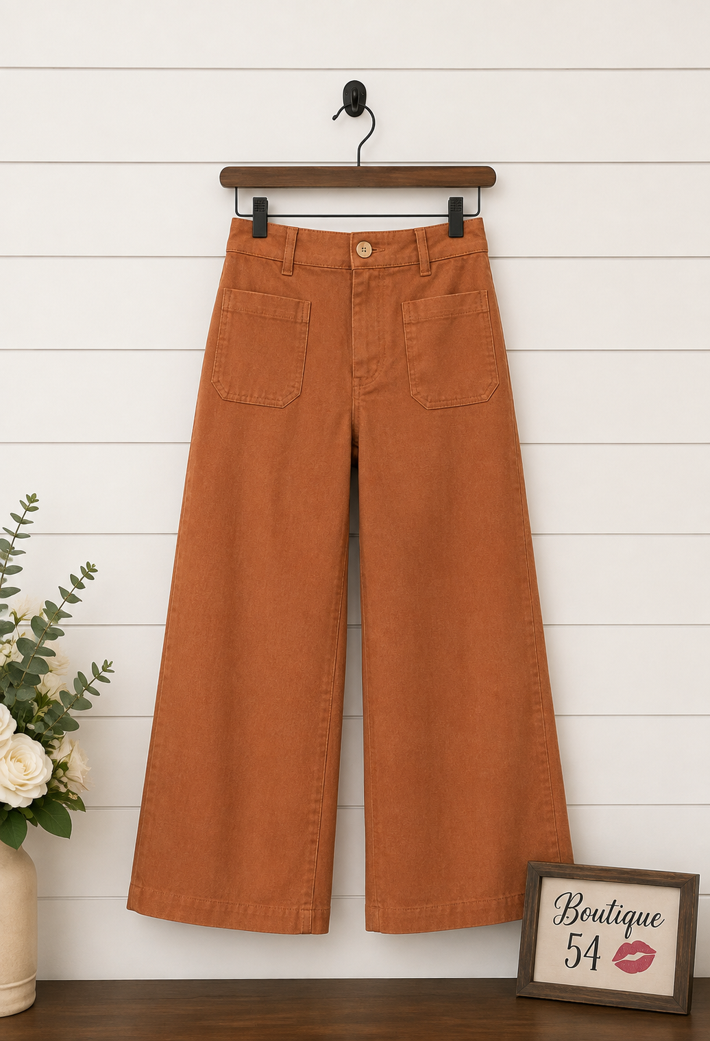 Cathy Cropped Ankle Pants Brown