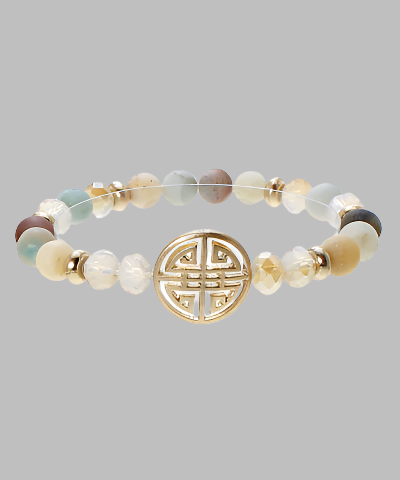 Filigree Stone Bracelet