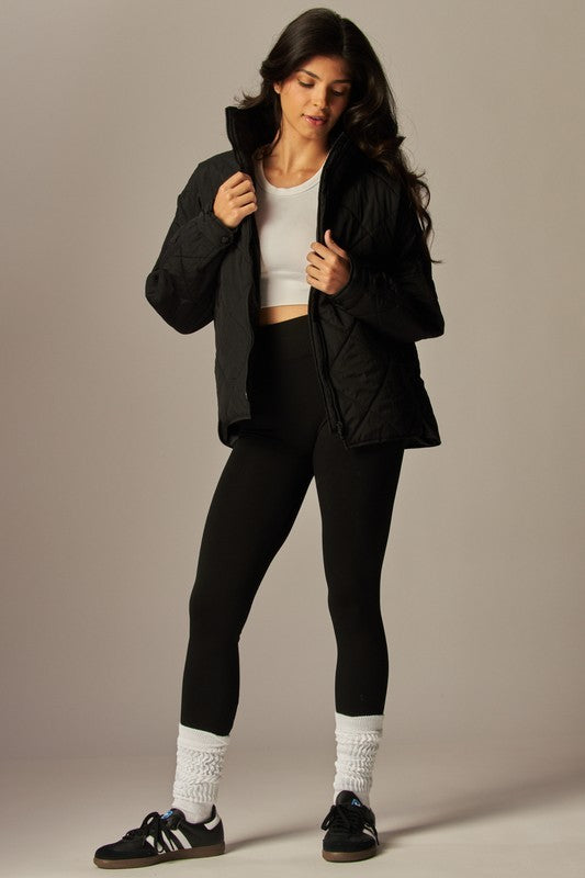 Penelope Puffer Jacket Black