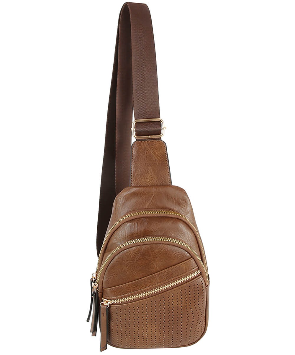 Laser Cut Printed Sling Bag