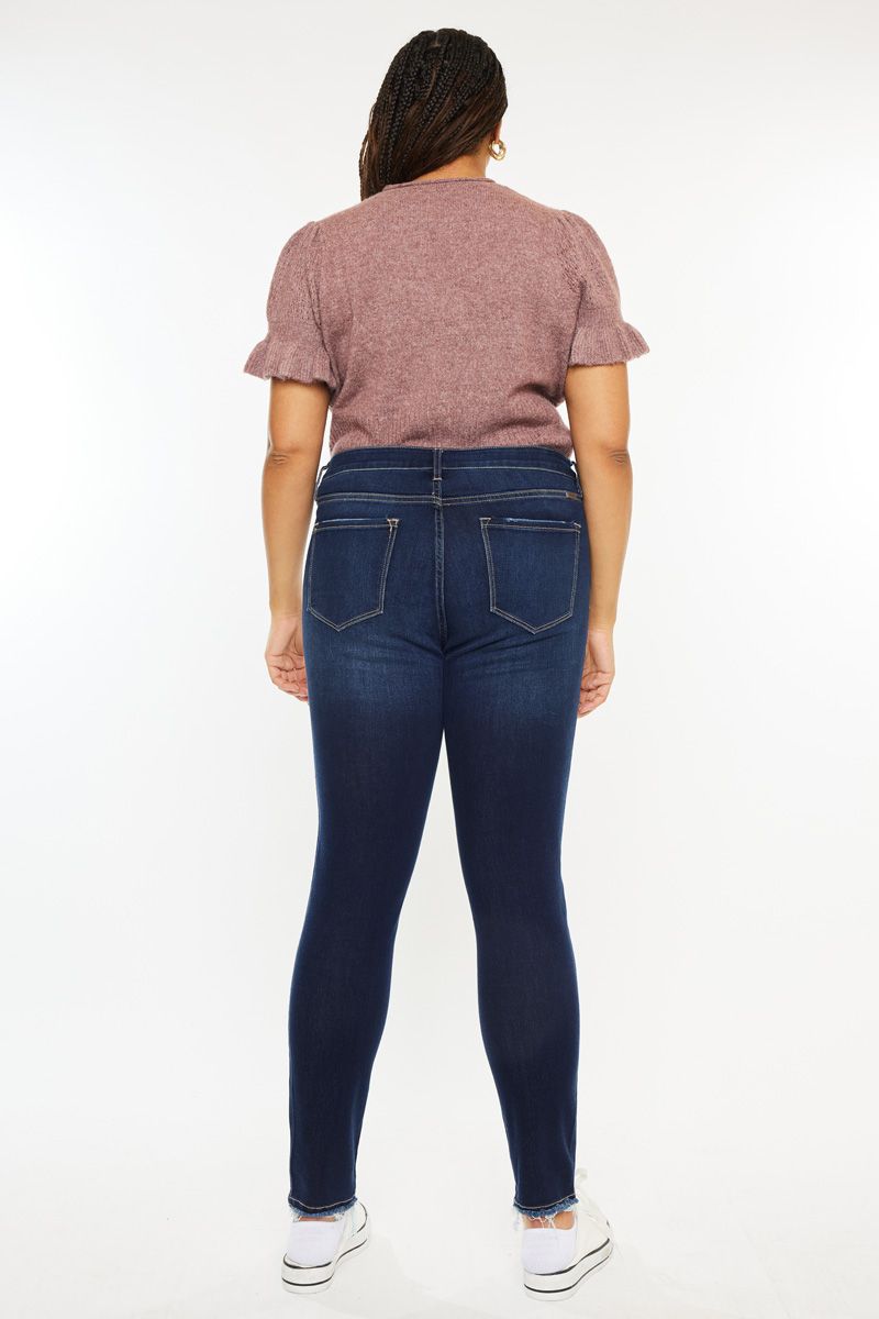 Katrina Kan Can Skinny Jean Dark Stone Wash
