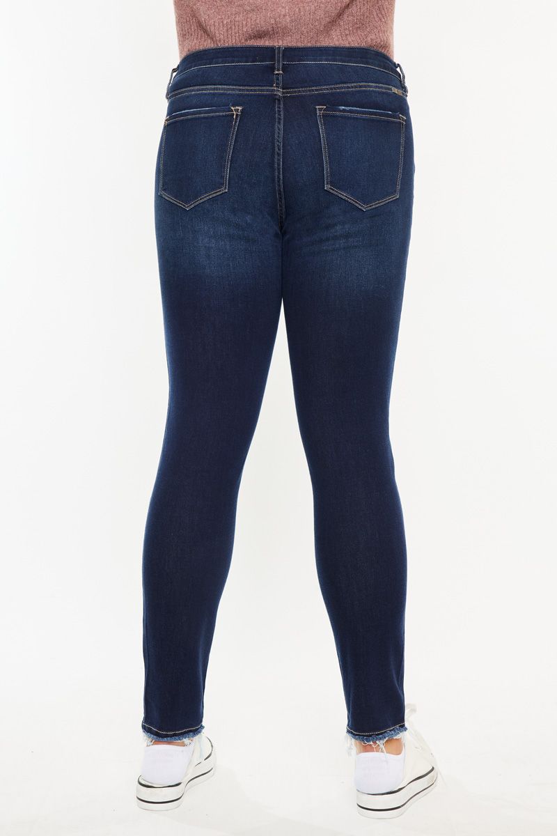 Katrina Kan Can Skinny Jean Dark Stone Wash