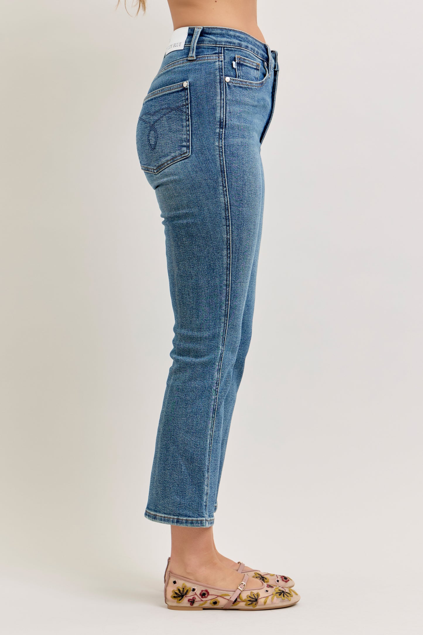 Judy Blue High Waist Tummy Control Kick Flare Jeans Medium