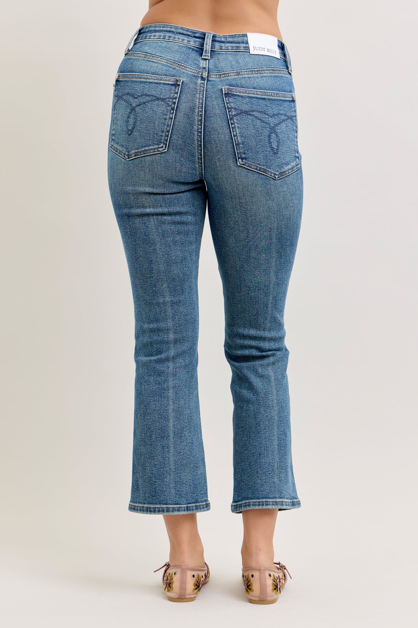 Judy Blue High Waist Tummy Control Kick Flare Jeans Medium