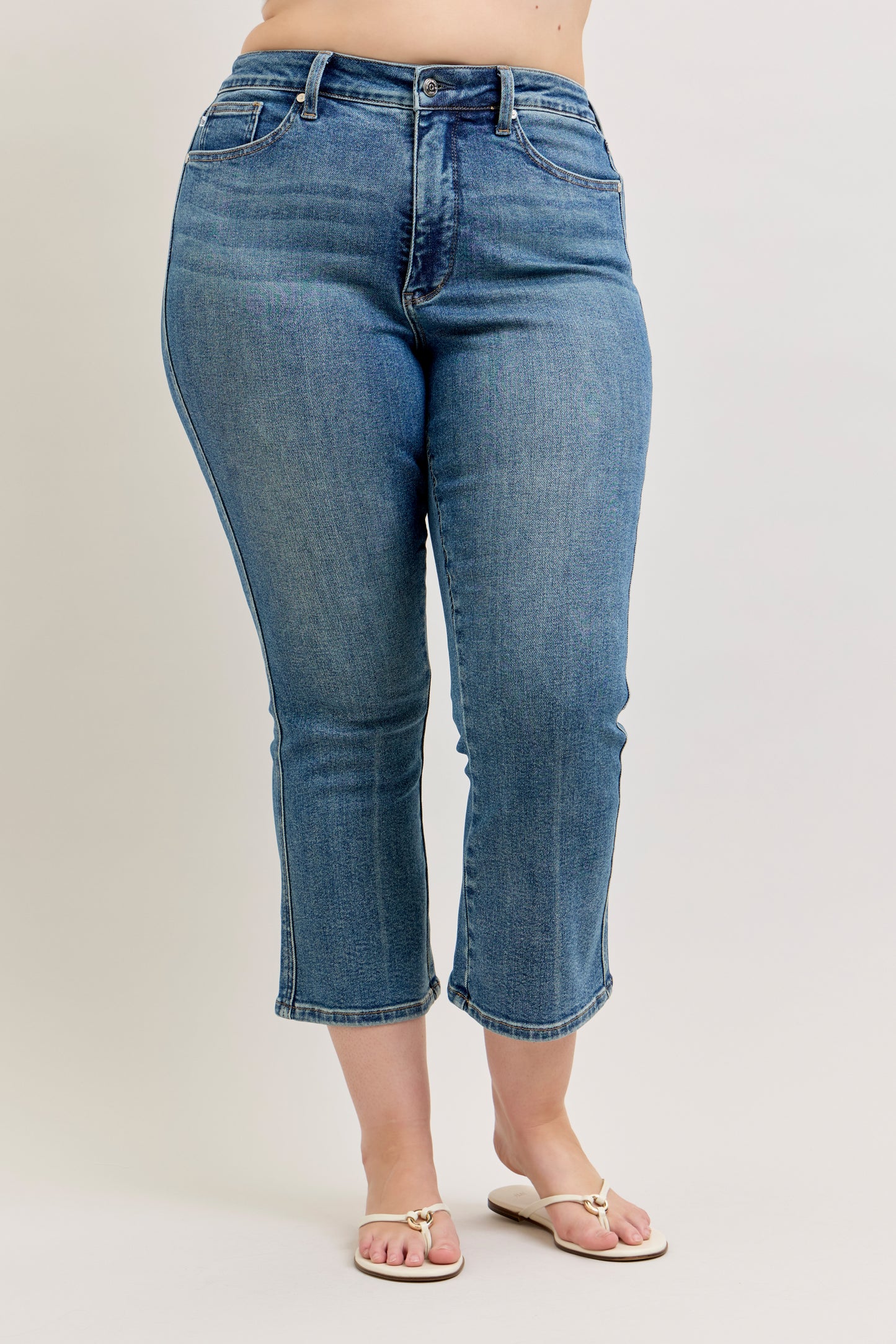 Judy Blue High Waist Tummy Control Kick Flare Jeans Medium