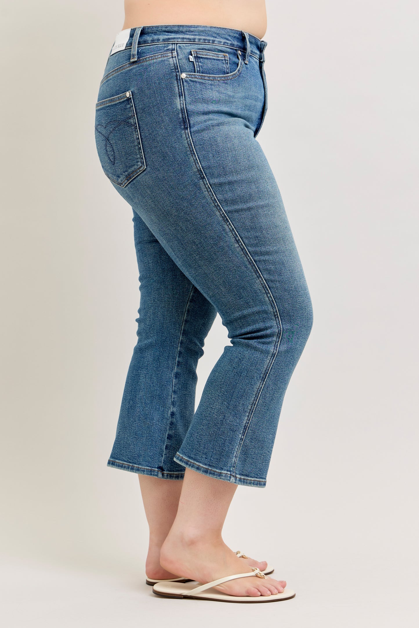 Judy Blue High Waist Tummy Control Kick Flare Jeans Medium