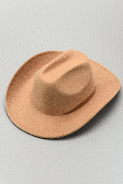 Cowgirl Fedora Hat Tan