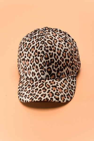 Leopard Print Baseball Cap