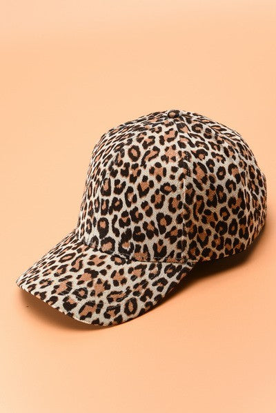 Leopard Print Baseball Cap