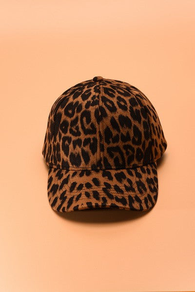 Leopard Print Baseball Cap