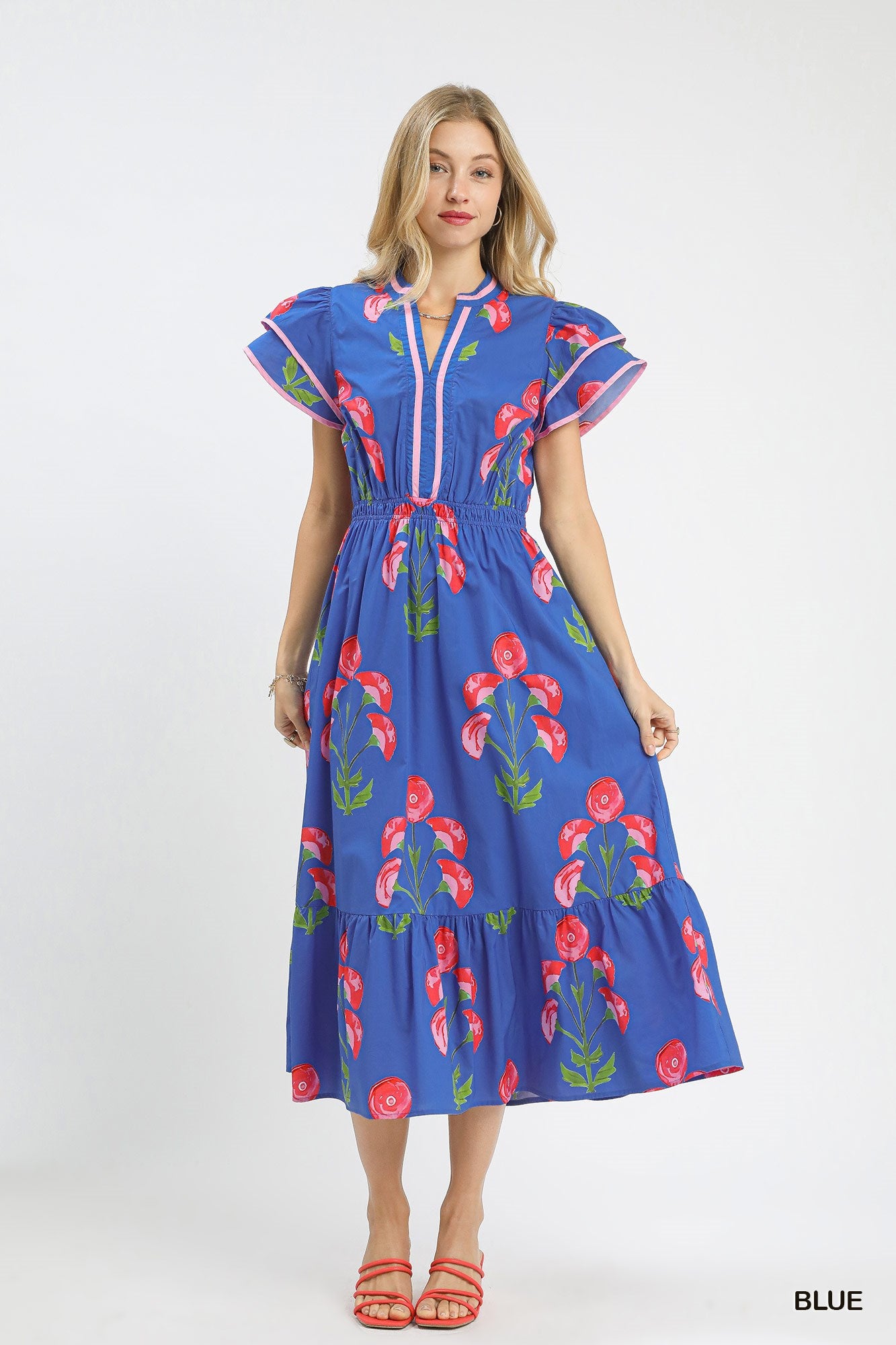 front twist midi dress The Twist-Front Midi Dress