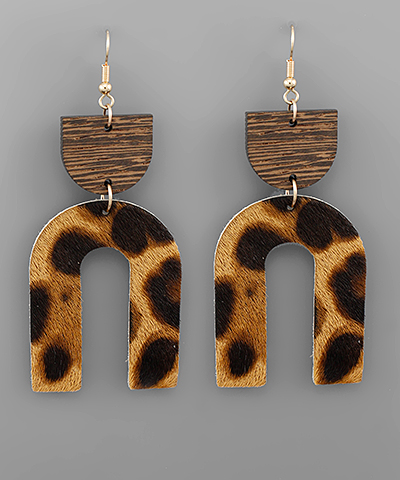 Leopard Arch Earrings