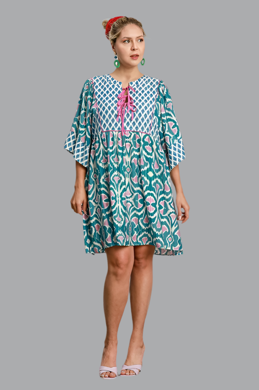 Love Yourself Babydoll Dress Emerald