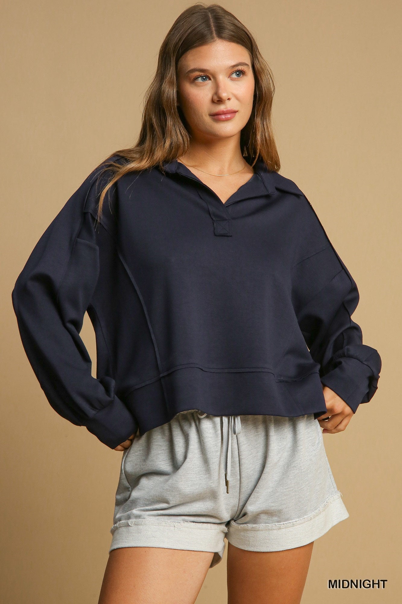 Penelope Buttery Soft Sweatshirt Midnight