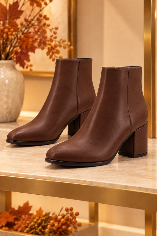 Piper Ankle Bootie Brown