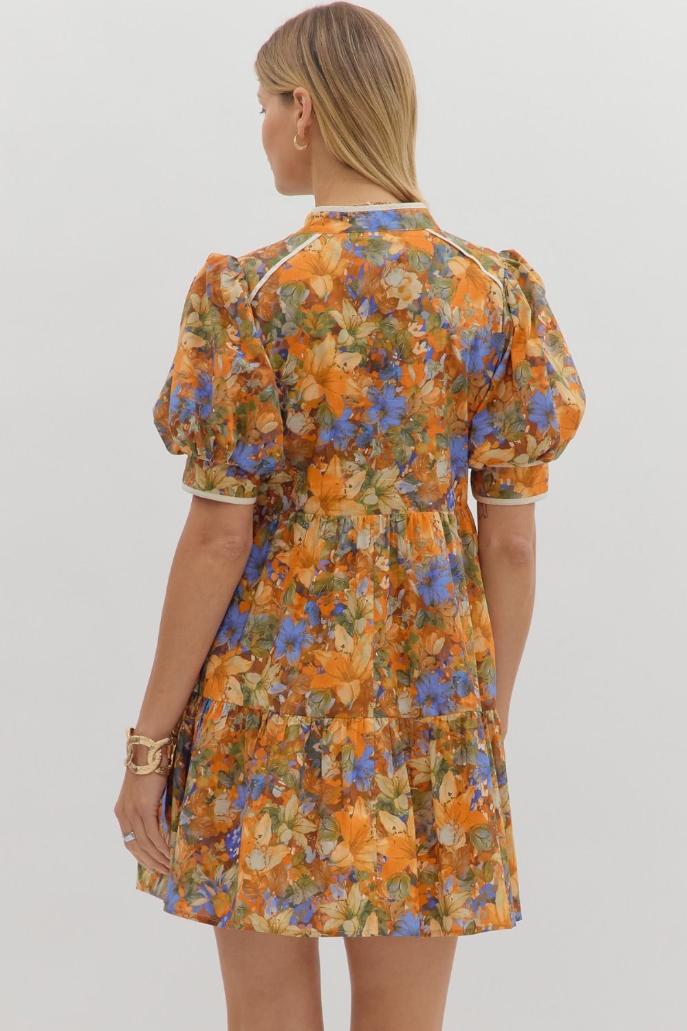 Finley Multi Floral Mini Dress