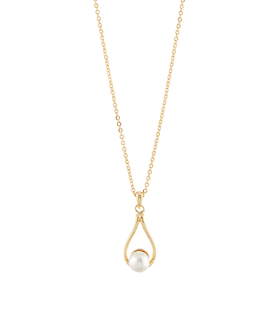 Pearl Teardrop Pendant Necklace