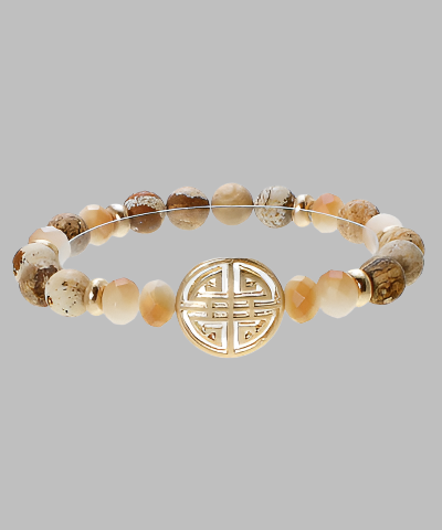 Filigree Stone Bracelet