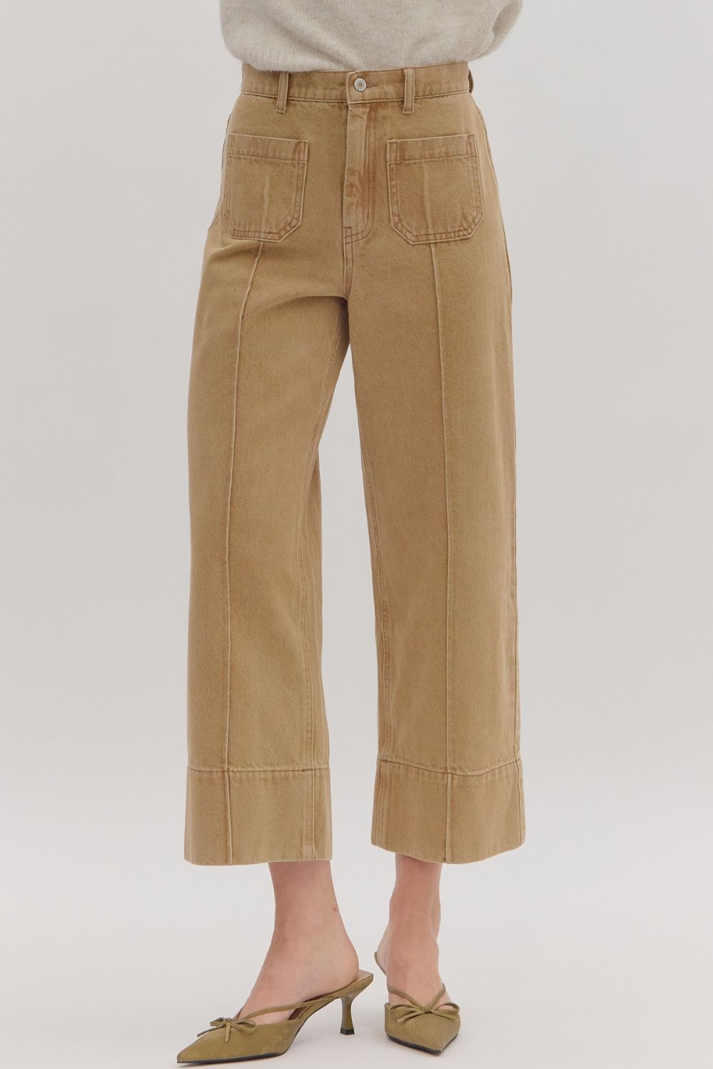 Willow Wide Leg Pants Camel