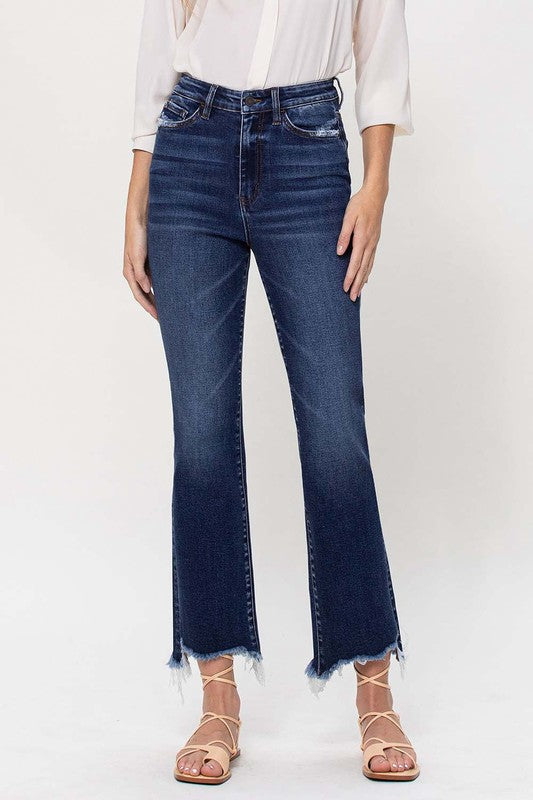 Vervet Kassidy Kick Flare Jeans Dark