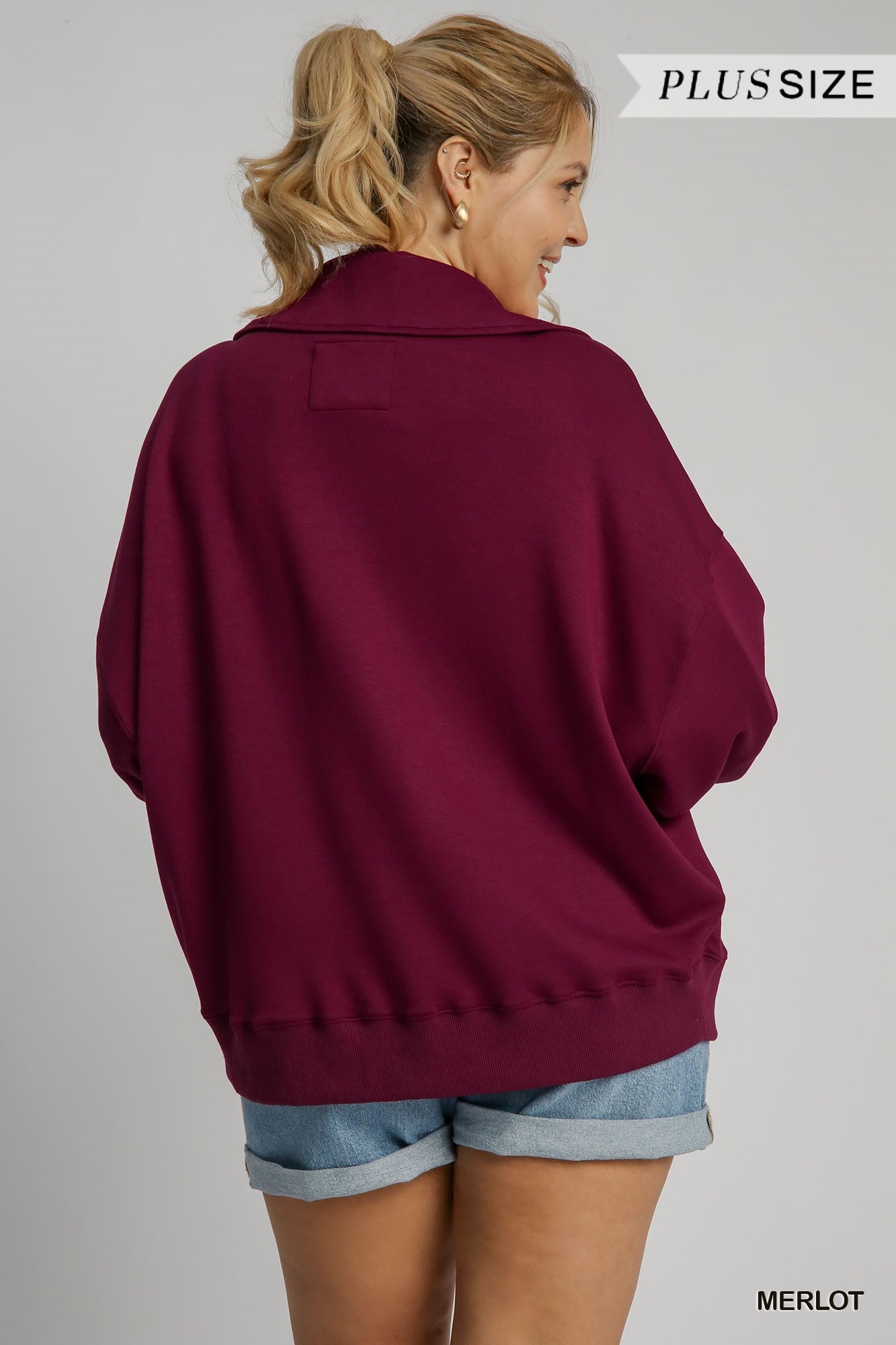 Bella Buttery Soft Knit Top Merlot