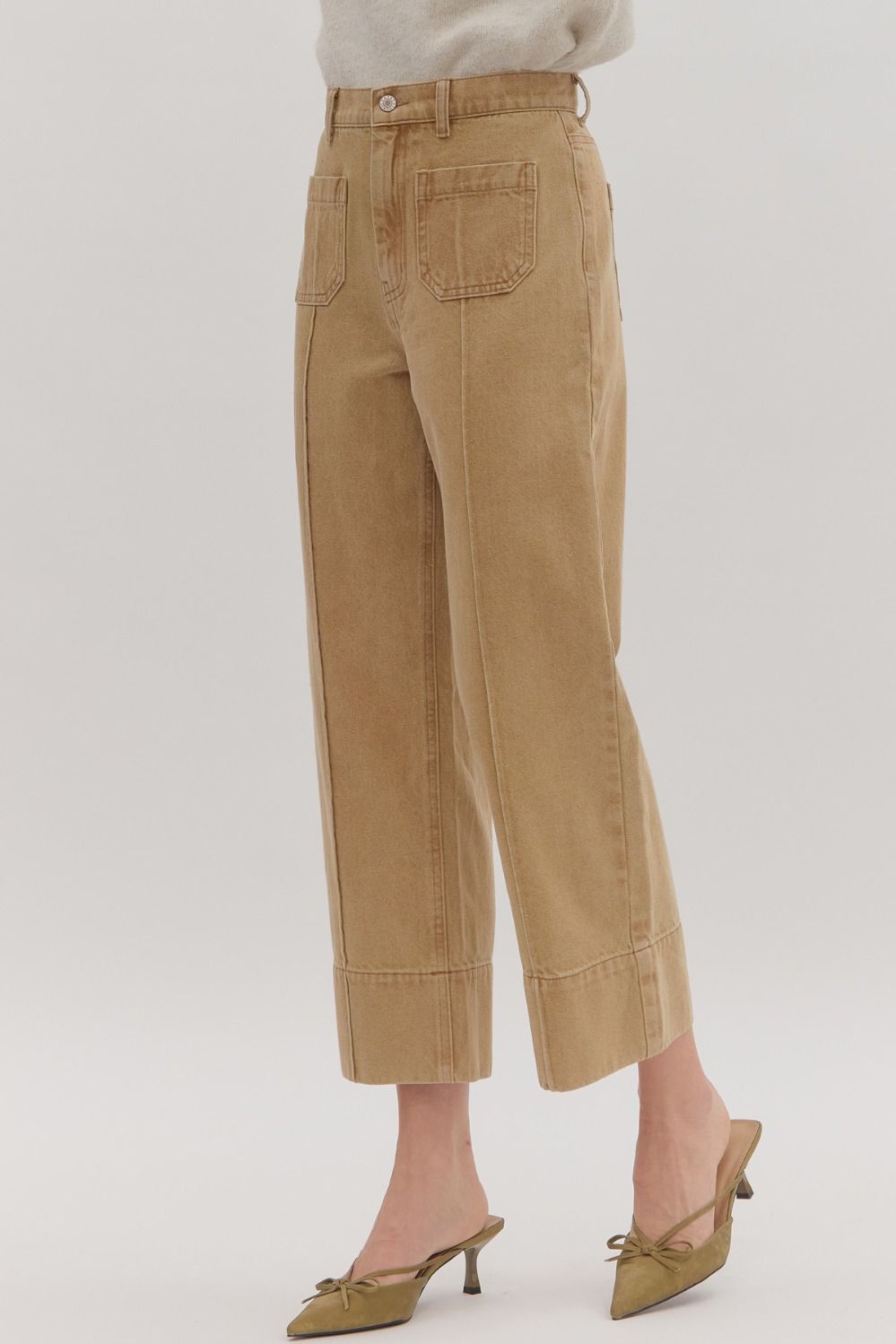 Willow Wide Leg Pants Camel