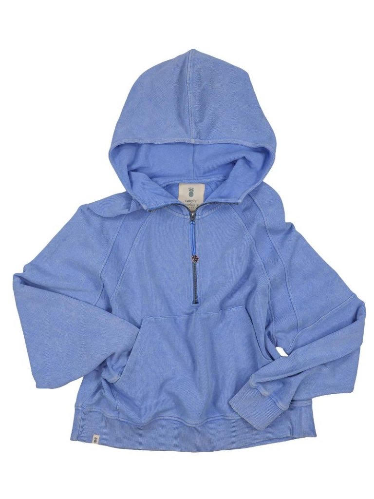 Simply Southern Scuba Pullover Cornflower